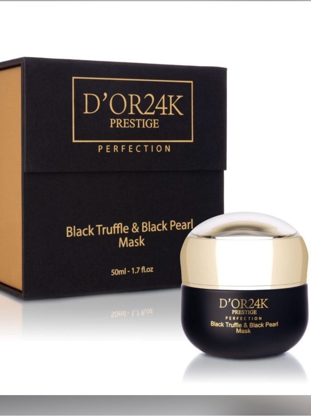 D’OR24K Black Truffle & Black Pearl Mask NIB